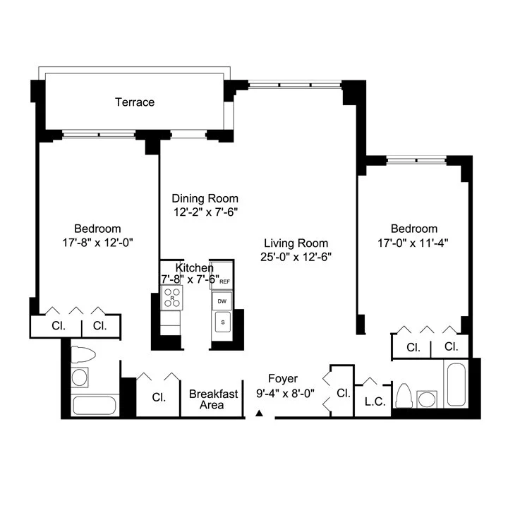 2.5 Bed apartment at 500 East 77th Street, Unit 832, Upper East Side, photo 1 of 1