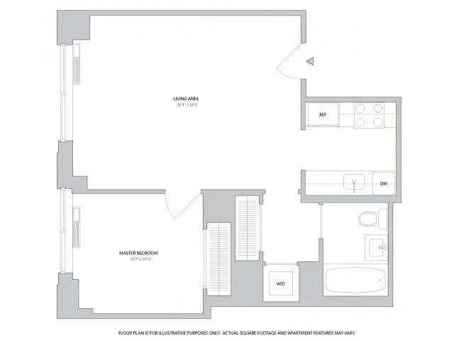 1 Bed apartment at 400 West 63rd Street, Unit 0912, Upper West Side, photo 1 of 1