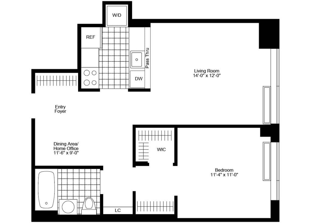 1 Bed apartment at 215 East 96th Street, Unit 11R, Upper East Side, photo 1 of 8