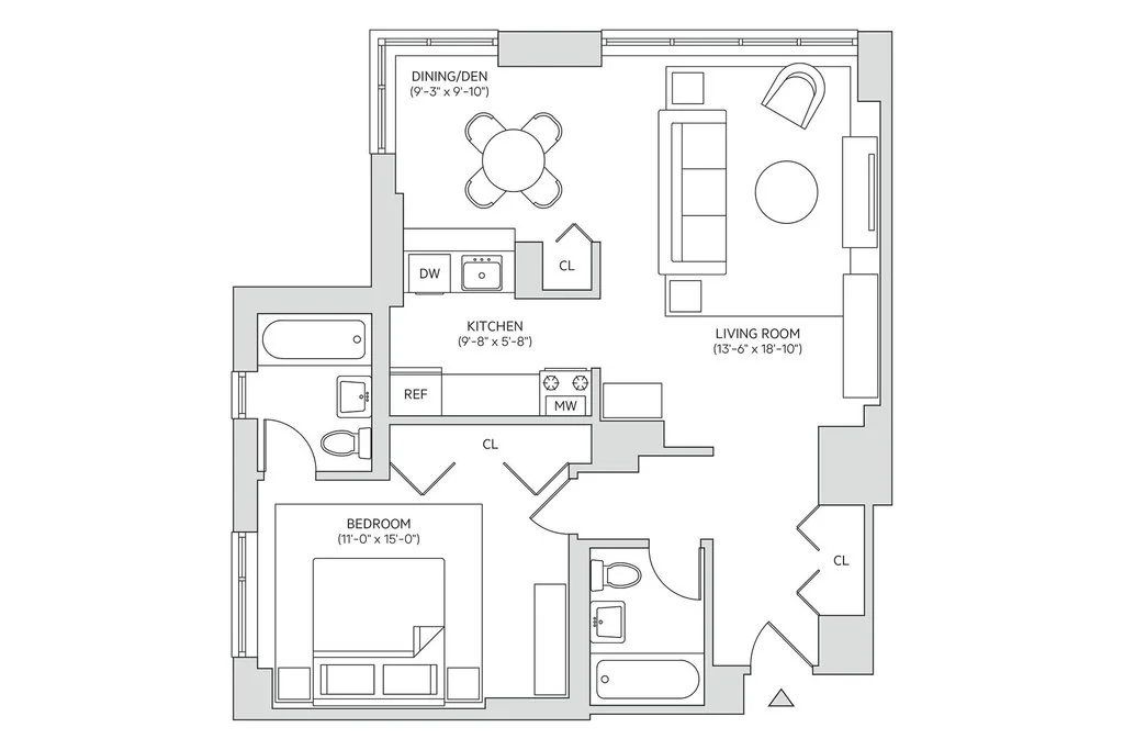 1 Bed apartment at 200 West 60th Street, Unit 28C, Upper West Side, photo 1 of 2