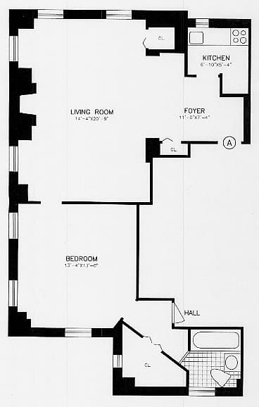 1 Bed apartment at 108 East 38th Street, Unit 18A, Murray Hill, photo 1 of 2