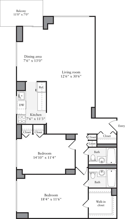 2 Bed apartment at 245 East 40th Street, Unit 17E, Murray Hill, photo 1 of 1