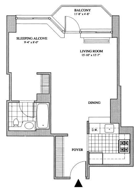 1 Bed apartment at 10 East 29th Street, Unit 38A, NoMad, photo 1 of 1