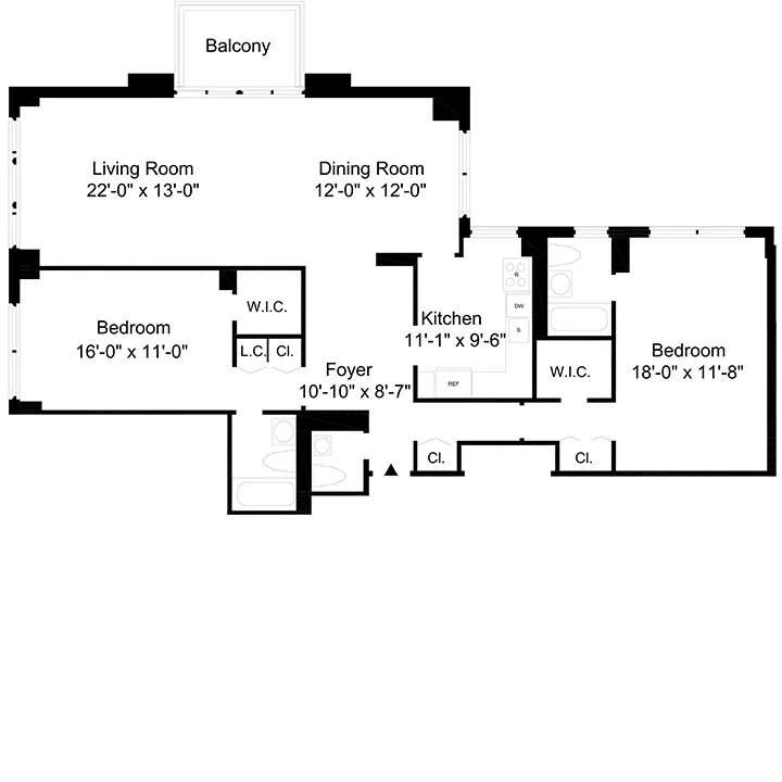 2.5 Bed apartment at 1365 York Avenue, Unit 14A, Upper East Side, photo 1 of 1