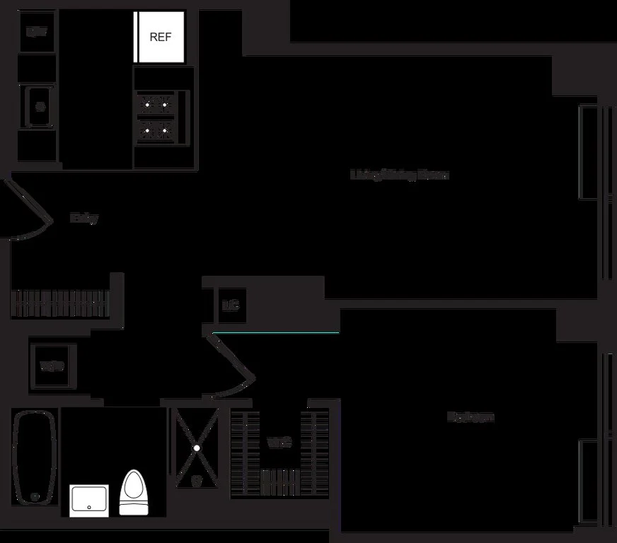 1 Bed apartment at 450 West 42nd Street, Unit 39J, Hell's Kitchen, photo 1 of 2