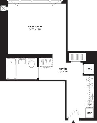 Studio apartment at 105 West 29th Street, Unit 29A, Chelsea, photo 1 of 1