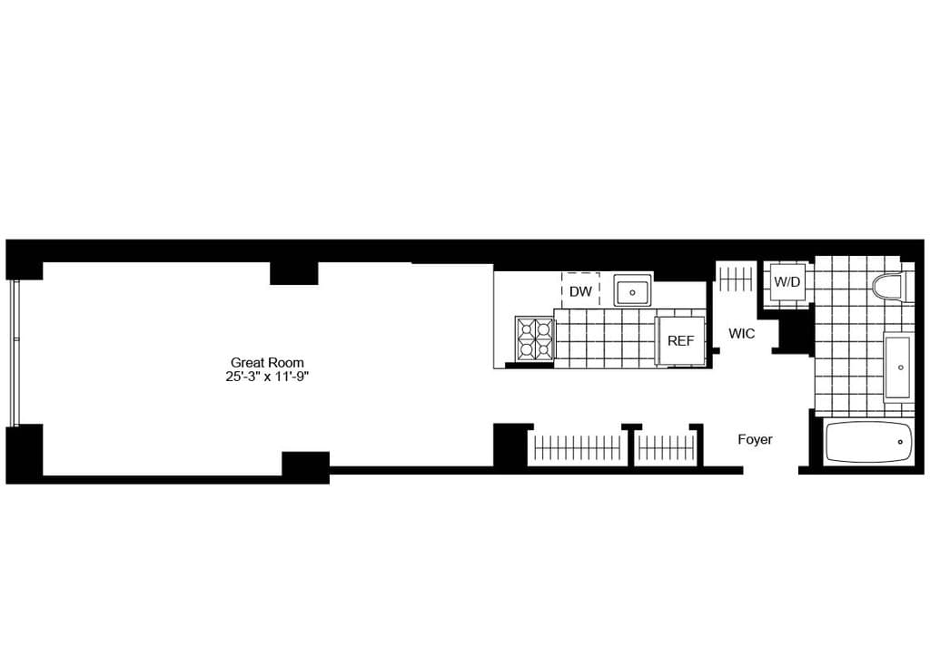 Studio apartment at 450 West 17th Street, Unit 743, Chelsea, photo 1 of 10