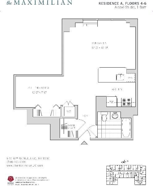 Studio apartment at 5-11 47th Avenue, Unit 6A, Long Island City, photo 1 of 3