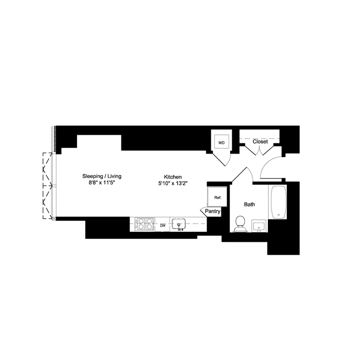 Studio apartment at 50 East 28th Street, Unit 13A, NoMad, photo 1 of 1