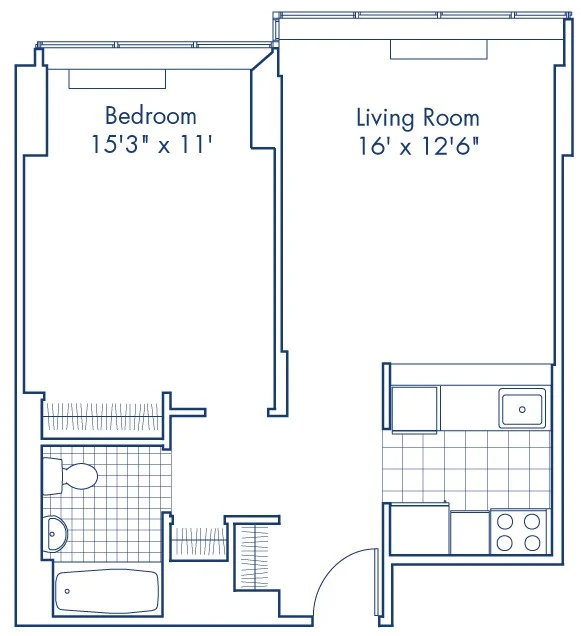 1 Bed apartment at 315 West 33rd Street, Unit 33G, Hell's Kitchen, photo 1 of 1