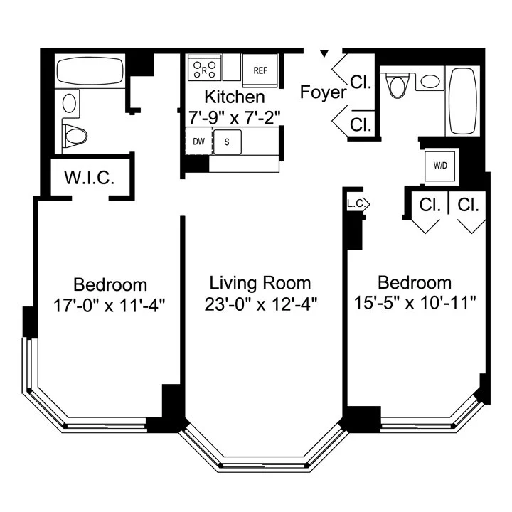 2 Bed apartment at 240 East 39th Street, Unit 45E, Murray Hill, photo 1 of 1