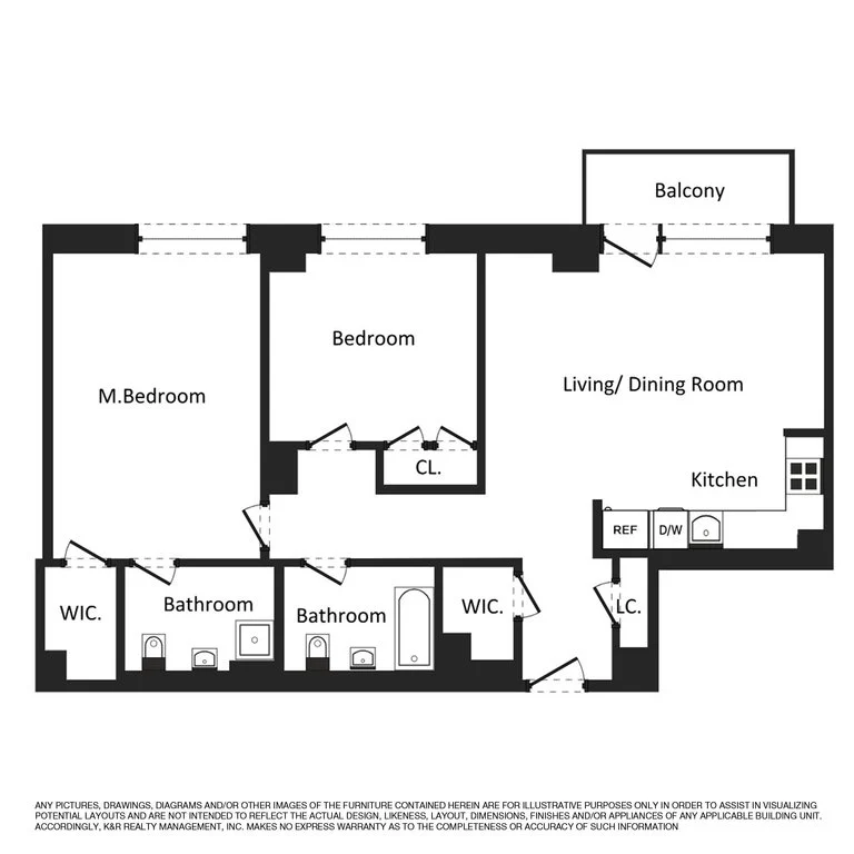 2 Bed apartment at 454 Manhattan Avenue, Unit 8I, Harlem, photo 1 of 1