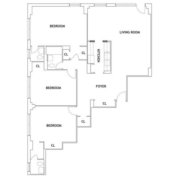 3 Bed apartment at 98-01 67th Avenue, Unit 1H, Rego Park, photo 1 of 1