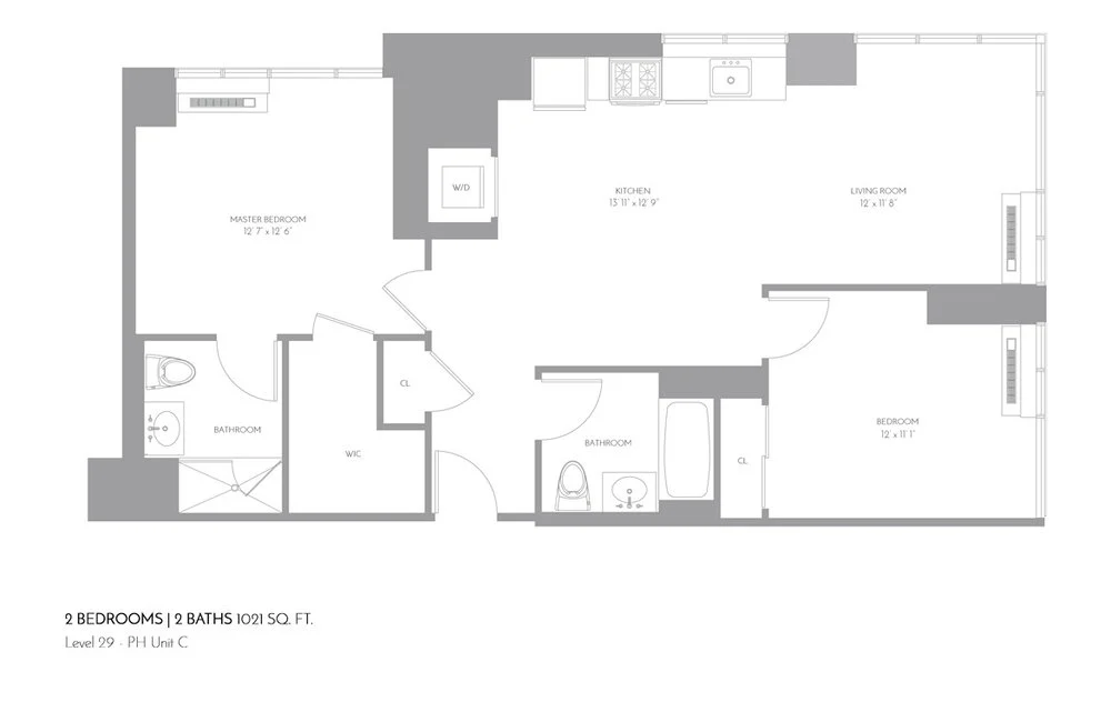 2 Bed apartment at 309 Fifth Avenue, Unit 34C, NoMad, photo 1 of 2