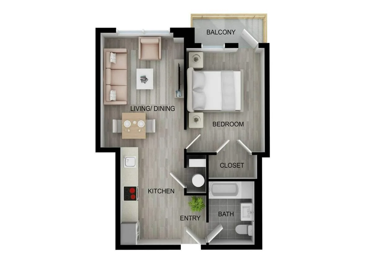 1 bed apartment at 2733 East 12th Street, Unit 3A, Brighton Beach, photo 6 of 8