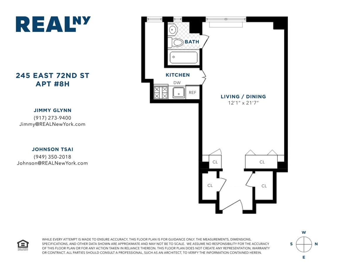 Studio apartment at 245 East 72nd Street, Unit 8H, Upper East Side, photo 9 of 9