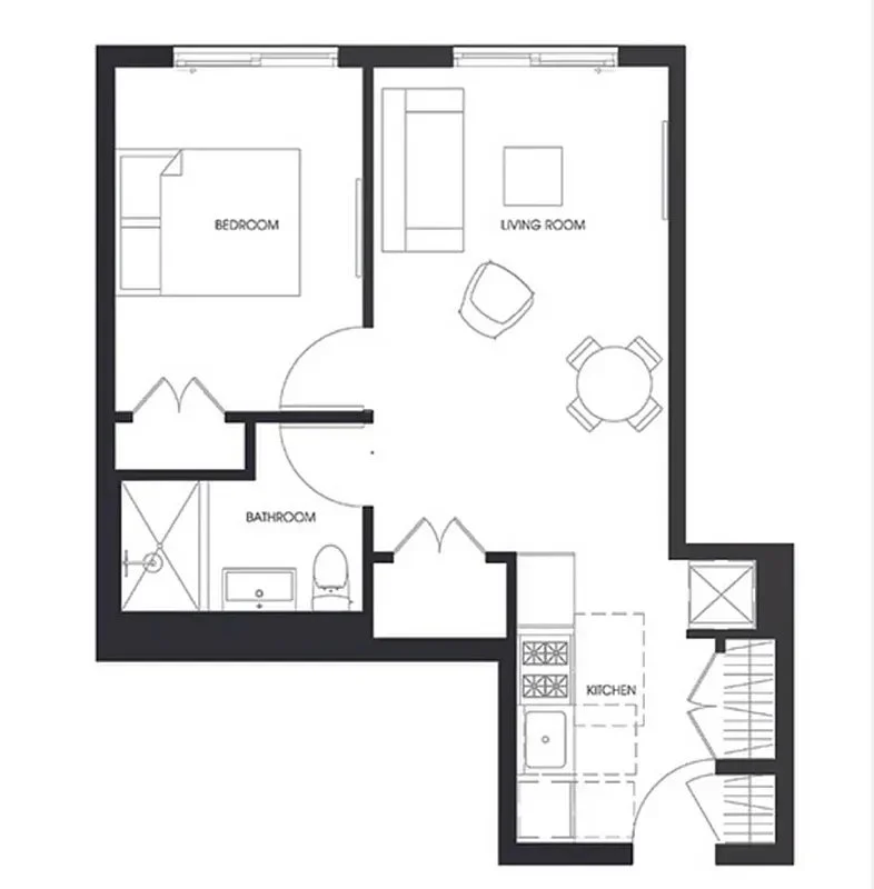 1 bed apartment at 155 Attorney Street, Unit 6D, Lower East Side, photo 10 of 10