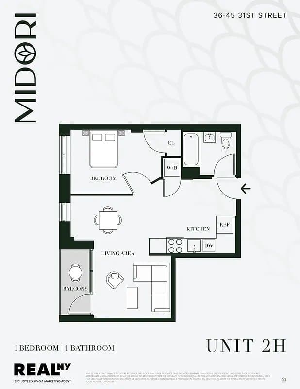 1 bed apartment at 36-45 31st Street, Unit 3H, Long Island City, photo 11 of 11