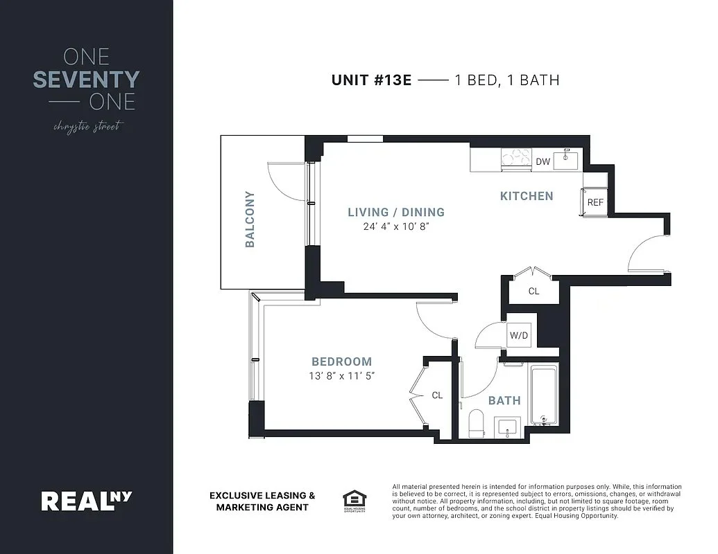 1 bed apartment at 171 Chrystie Street, Unit 15E, Lower East Side, photo 19 of 20
