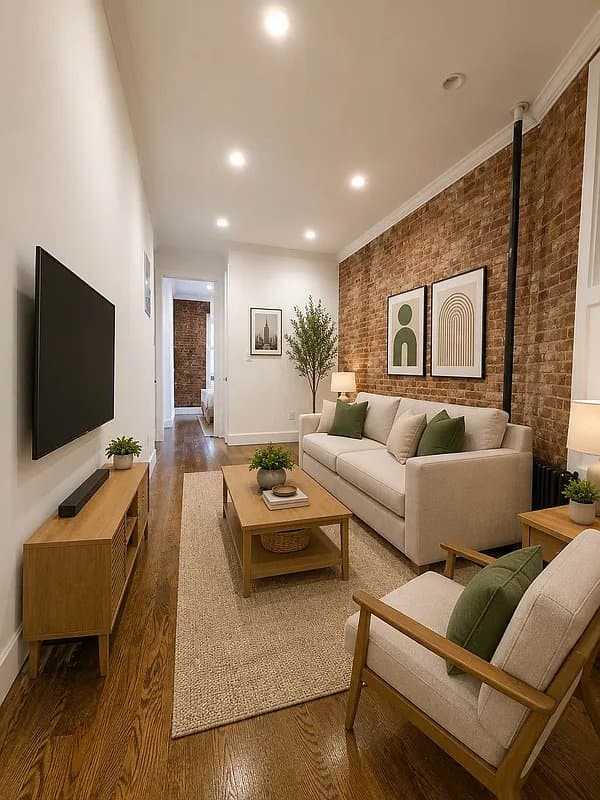 2 bed apartment at 346 East 120th Street, Unit 1F, Harlem, photo 1 of 4