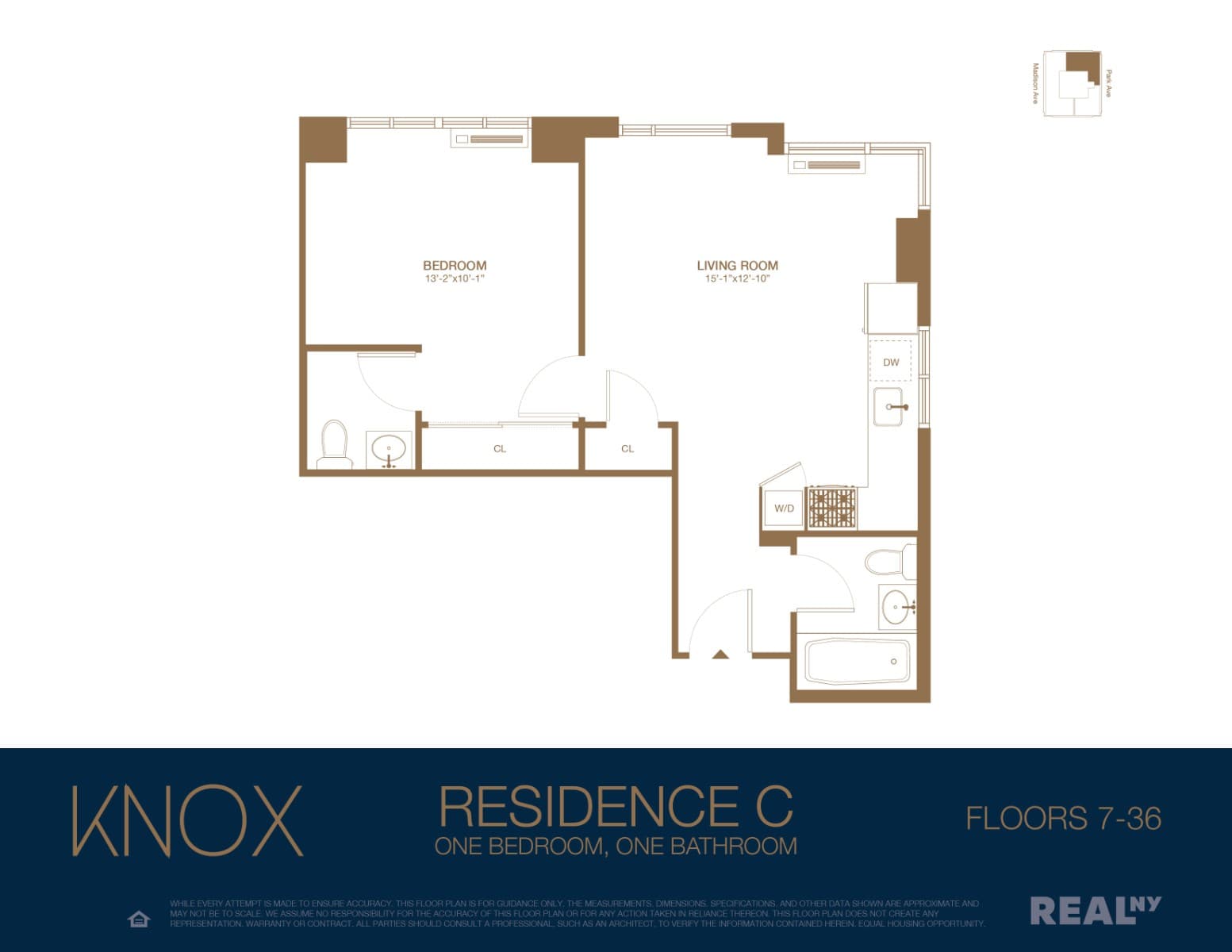 1 bed apartment at 49 East 34th Street, Unit 18C, Murray Hill, photo 17 of 17