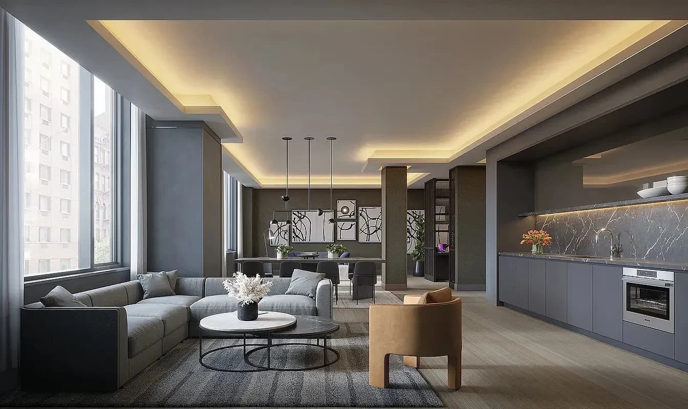 2 bed apartment at 200 East 23rd Street, Unit 19A, Kips Bay, photo 9 of 11