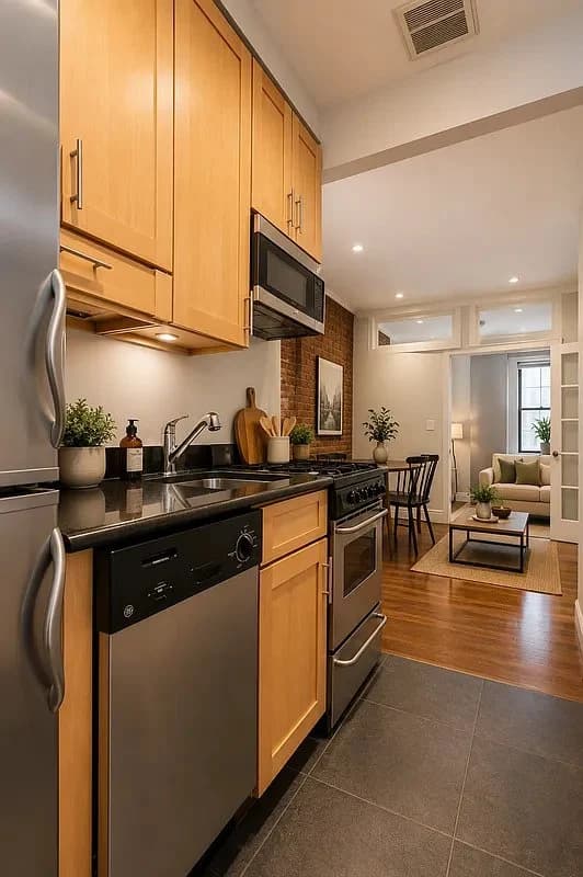 1 bed apartment at 59 Barrow Street, Unit 3A, West Village, photo 3 of 4