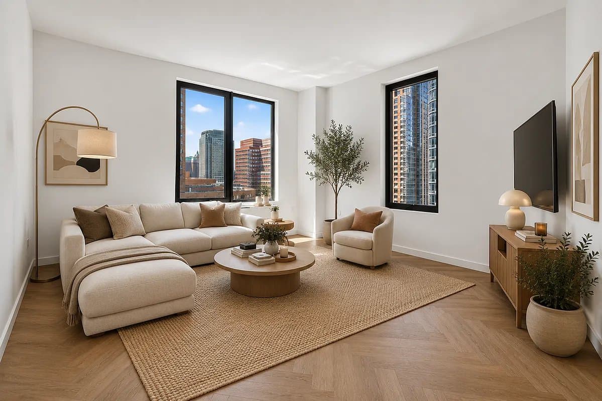 2 bed apartment at 104 Fleet Place, Unit 18C, Downtown Brooklyn, photo 1 of 8