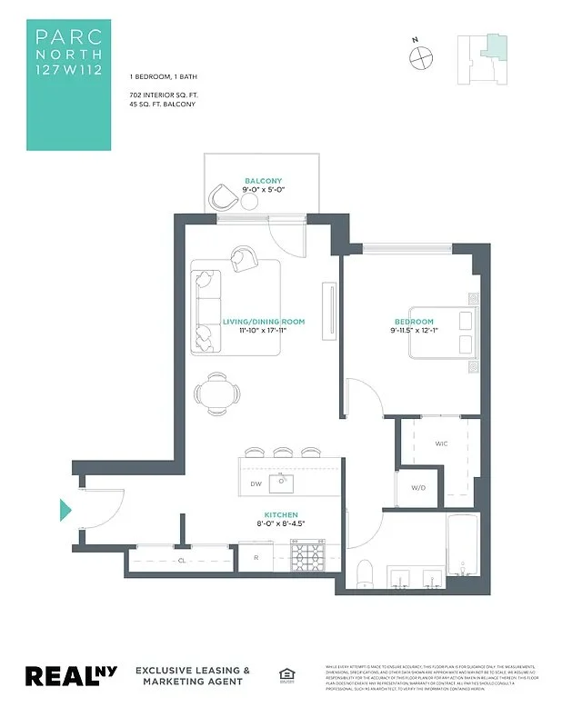 1 bed apartment at 127 West 112th Street, Unit 3A, Harlem, photo 5 of 12