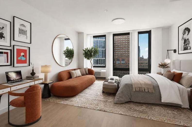 Studio apartment at 99 Fleet Place, Unit 12B, Downtown Brooklyn, photo 2 of 30