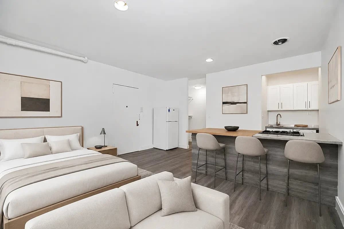 Studio apartment at 318 West 14th Street, Unit 1C, Chelsea