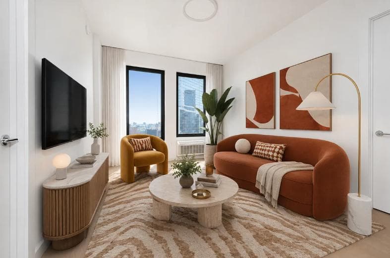 2 Bed apartment at 99 Fleet Place, Unit 16B, Downtown Brooklyn