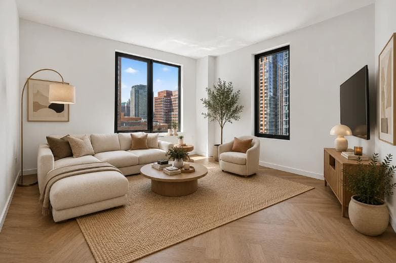 2 bed apartment at 104 Fleet Place, Unit 23L, Downtown Brooklyn, photo 2 of 9