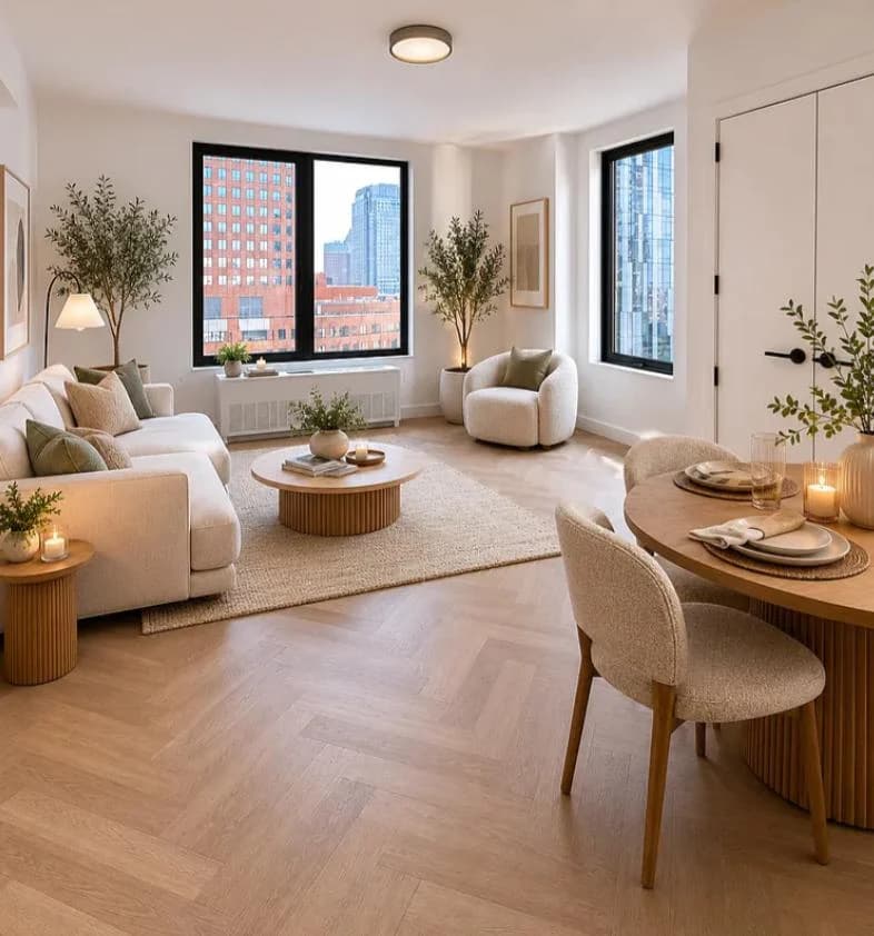 2 bed apartment at 104 Fleet Place, Unit 23L, Downtown Brooklyn, photo 3 of 9