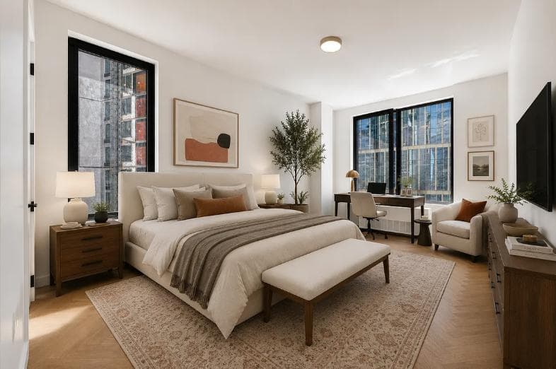 2 bed apartment at 104 Fleet Place, Unit 23L, Downtown Brooklyn, photo 6 of 9