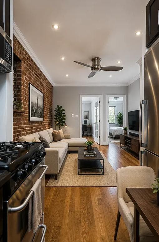 2 bed apartment at 437 W 53rd ST, Unit 3A, Hell's Kitchen, photo 1 of 5