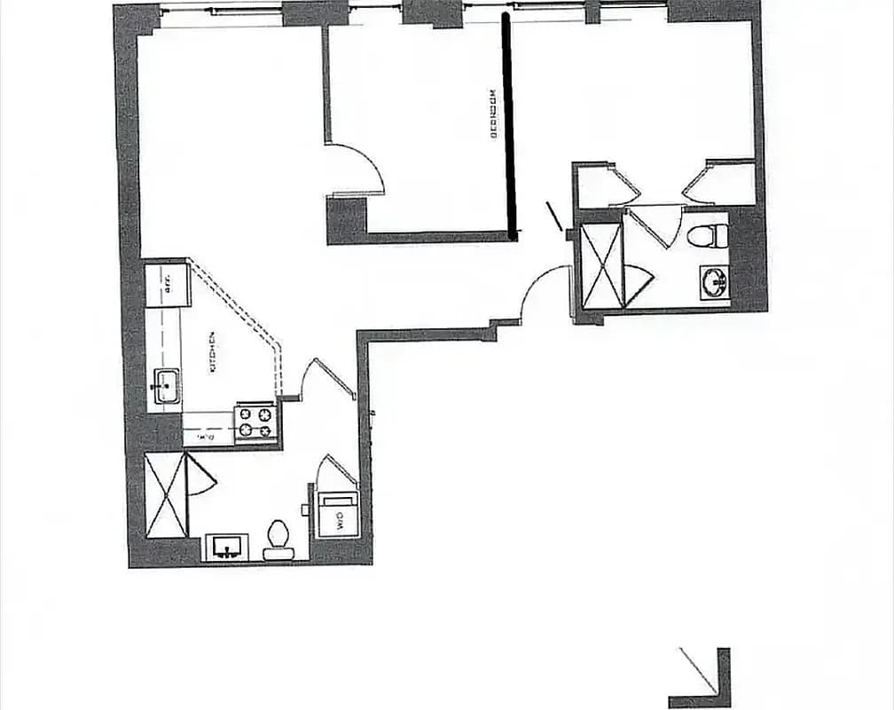 2 bed apartment at 164 Attorney Street, Unit 614, Lower East Side, photo 8 of 8