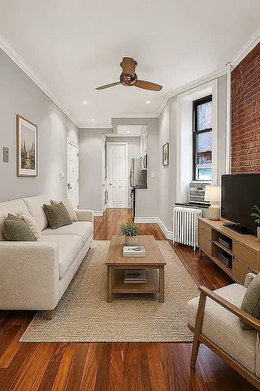 1 bed apartment at 59 Barrow Street, Unit W1, West Village, photo 1 of 5