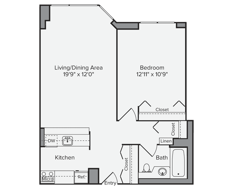 1 Bed apartment at 250 West 50th Street, Unit 10P, Midtown West, photo 1 of 1
