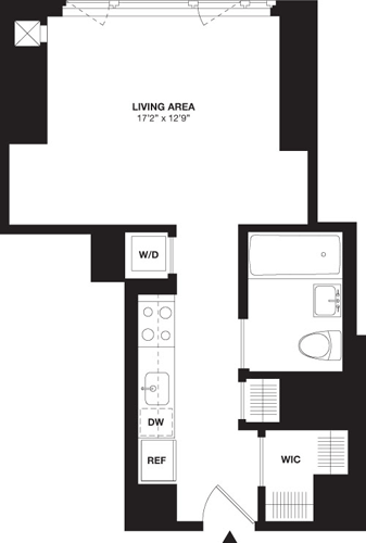 Studio apartment at 105 West 29th Street, Unit 39B, Chelsea, photo 1 of 1