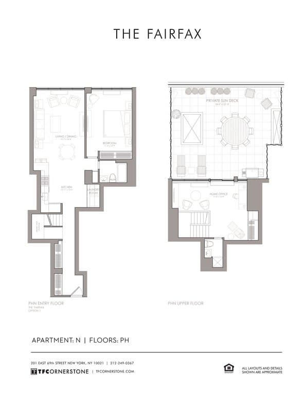 2 Bed apartment at 201 East 69th Street, Unit PHN, Upper East Side, photo 1 of 3