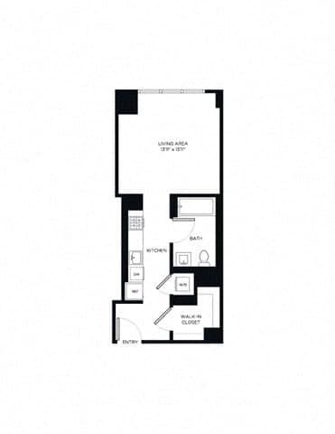 Studio apartment at 2385 Third Avenue, Unit 604, Mott Haven, photo 1 of 1