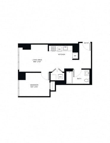 1 Bed apartment at 2385 Third Avenue, Unit A-2218, Harlem, photo 1 of 1