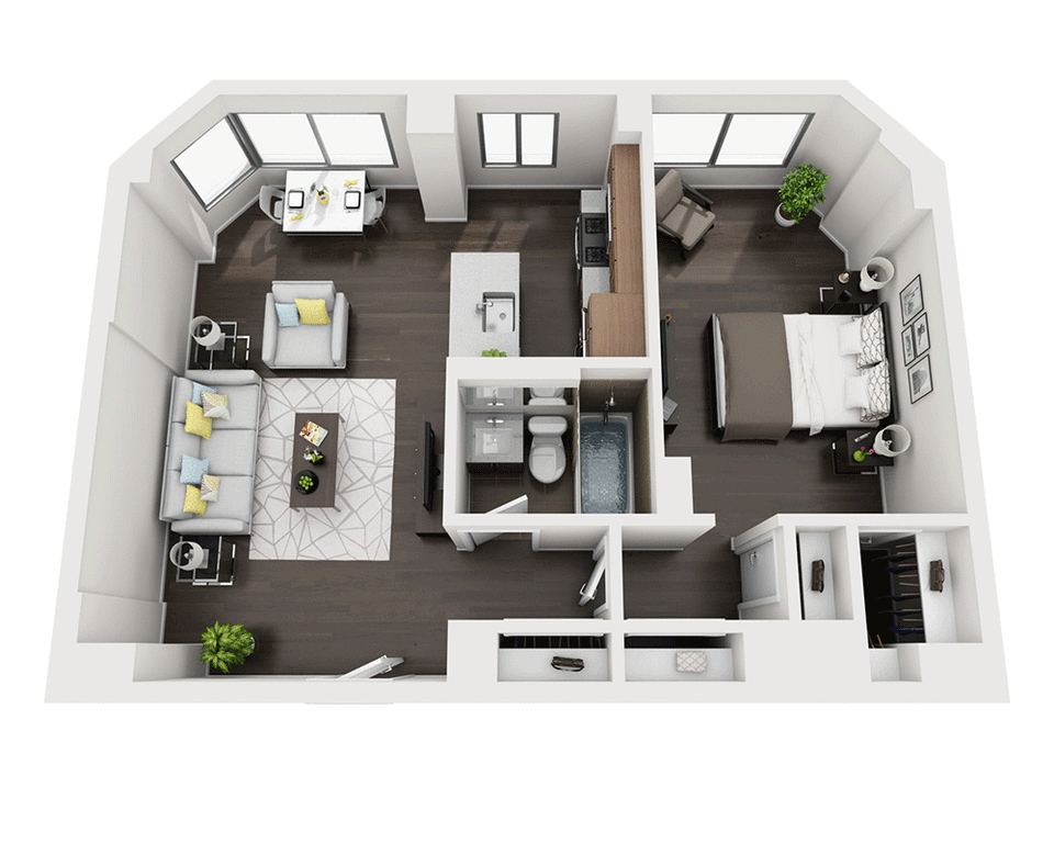 1 Bed apartment at 401 East 34th Street, Unit S05L, Murray Hill, photo 1 of 2
