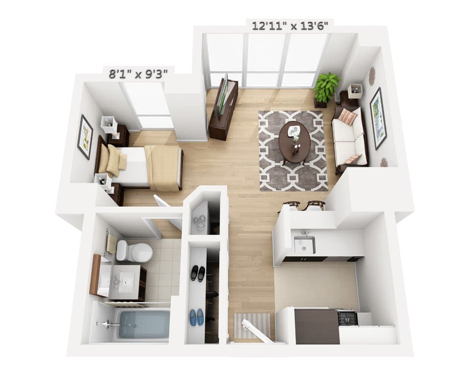 Studio apartment at 775 Columbus Avenue, Unit 08E, Upper West Side, photo 1 of 2