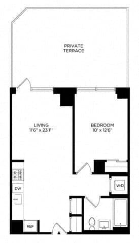 1 Bed apartment at 5 Lincoln Avenue, Unit W-0402, Harlem, photo 1 of 1