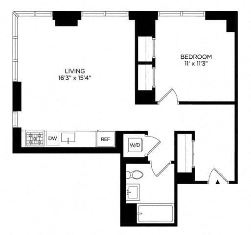 1 Bed apartment at 5 Lincoln Avenue, Unit E-0958, Harlem, photo 1 of 1