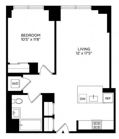 1 Bed apartment at 5 Lincoln Avenue, Unit E-0250, Harlem, photo 1 of 1