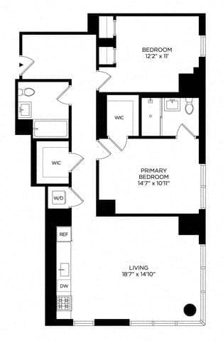 2 Bed apartment at 5 Lincoln Avenue, Unit S-0516, Harlem, photo 1 of 1