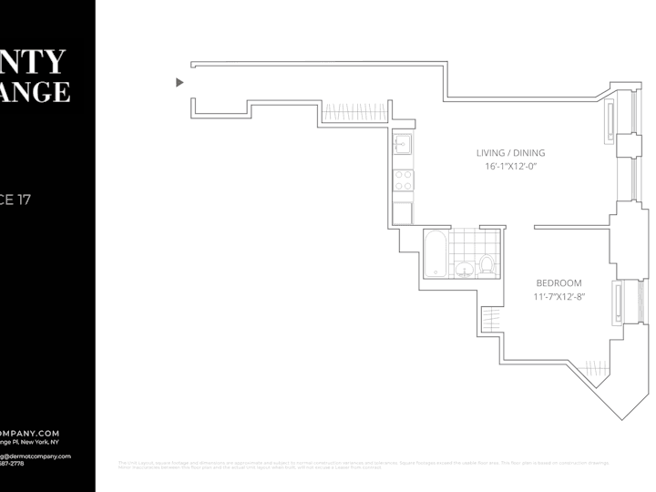 1 Bed apartment at 20 Exchange Place, Unit 17 - 7, Financial District, photo 1 of 1